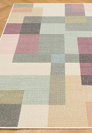 ковер в перспективе против ворса Sofit 2798-Multicolor