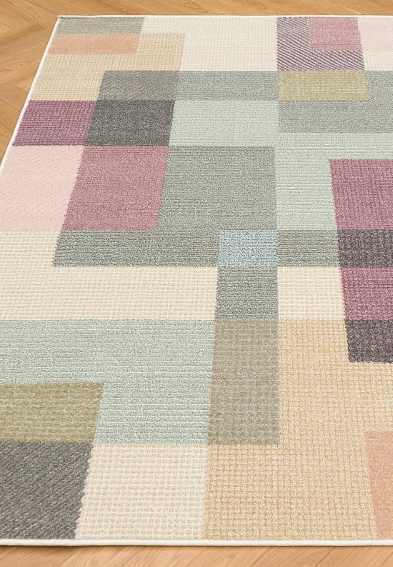 Недорогой современный ковер 2798-Multicolor