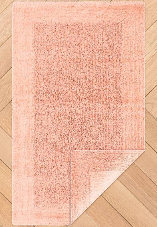 Двусторонний коврик для ванной  Natura Heavy 1687 D.Salmon