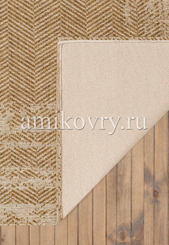Безворсовый ковер из хлопка BRK 04-Natural Beige