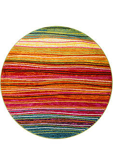 дизайн ковра Crystal Merinos 2773-Multicolor круг