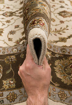 фактура ковра Kashan gold Ivory Brown