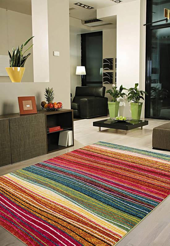 Недорогой синтетический ковер 2773-Multicolor