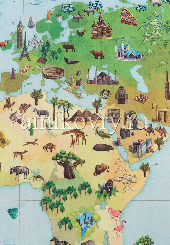 Ковер House of Kids Carte du monde