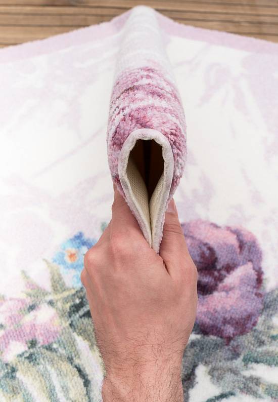 Квадратный коврик для ванной Pick Flower 01 Lilac