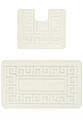 Комплект ковриков для ванной Confetti Bath Maximus Ethnic 2581 Pearl White BQ