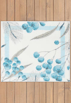Коврик для ванной Confetti Bath Bella Allium 01 Blue квадрат
