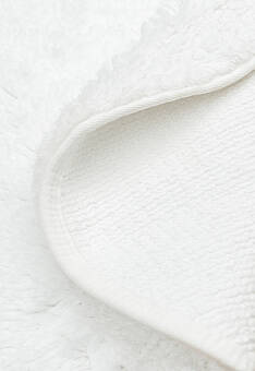 фактура коврика для ванной Confetti Bath Cotton Organic Soft 1601 White