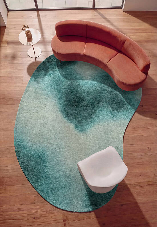 Безворсовый ковер из полиэстера LR6252-L436 outdoor