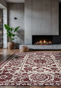 безворсовый ковер в интерьере Millenio LM6079-L395