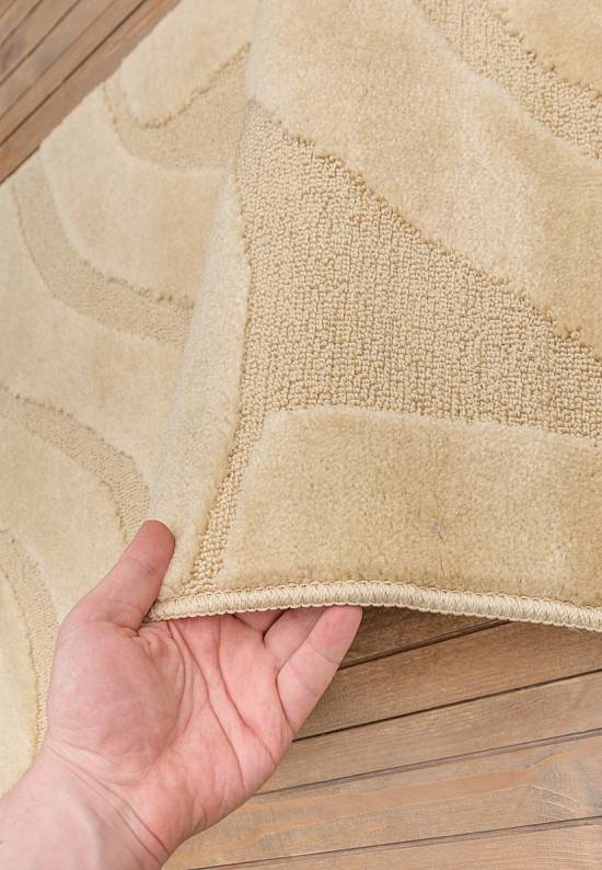 Бежевый комплект ковриков для ванной и туалета Symphony 2540 Beige PSF