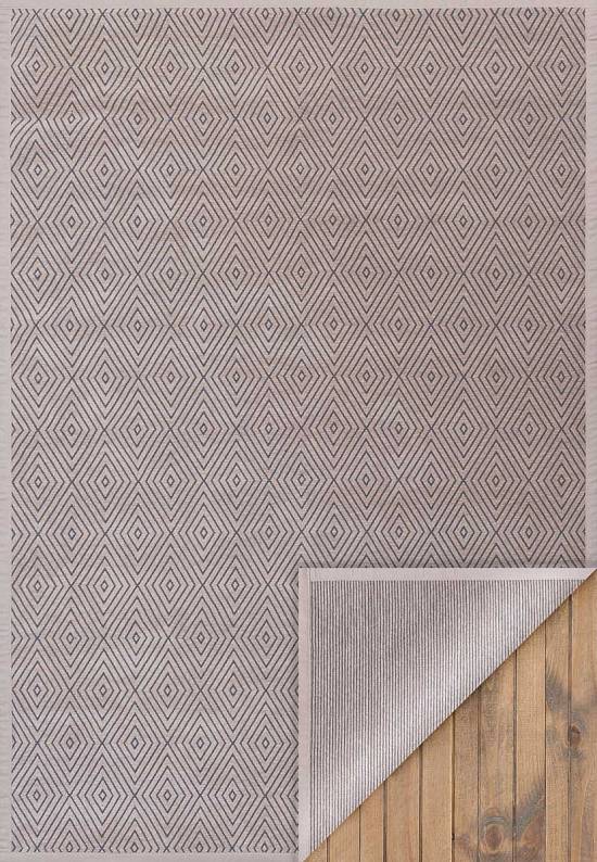 Двусторонний безворсовый ковер Kalana-Beige