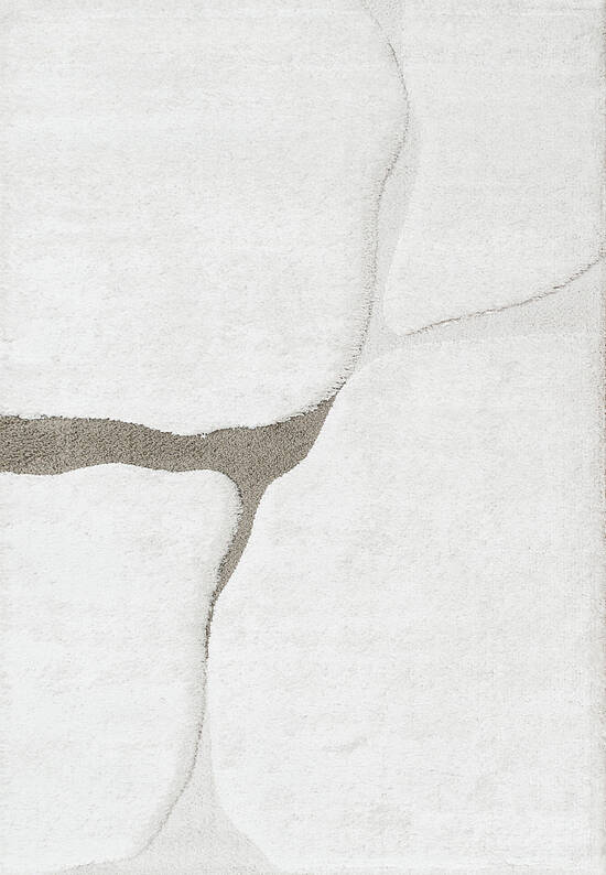 Пушистый ковер из полиэстера RN6017-R86