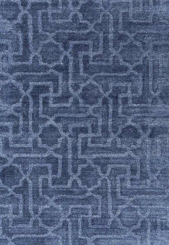 Индийский ковер из вискозы 31389 TC-H-103 Blue