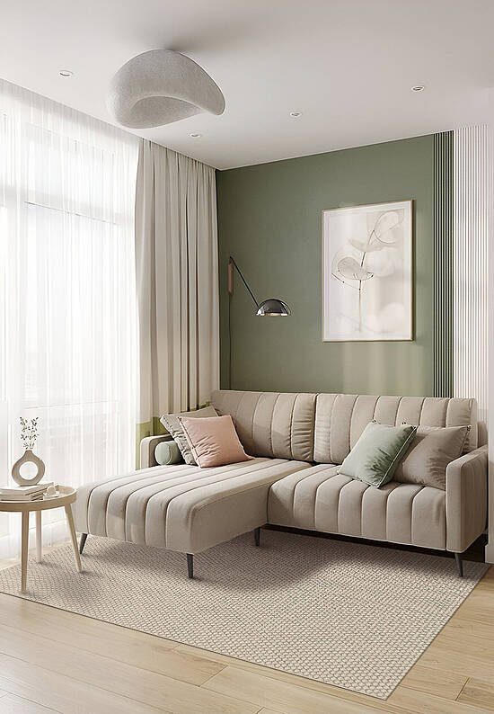 Безворсовый ковер RA6034-R166