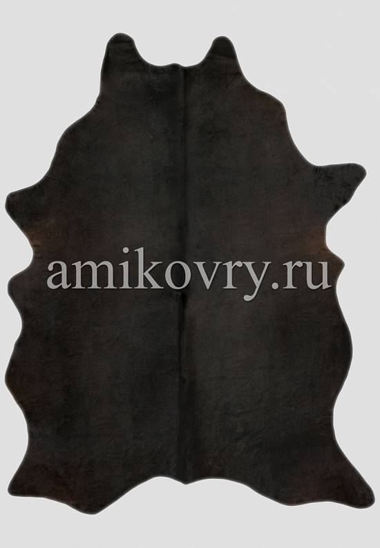 Натуральная шкура коровы Крашенная в чёрный 820