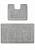 Серый комплект ковриков для ванной и туалета Maritime-2 2504 Platinum BQ