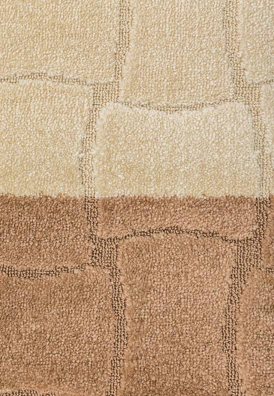 Бежевый коврик для ванной комнаты Sariyer 2546 Light Brown