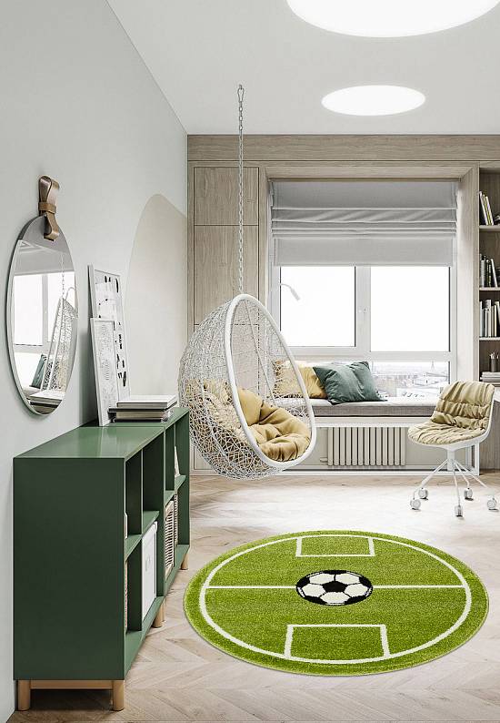 Недорогой синтетический ковер NC11-Green