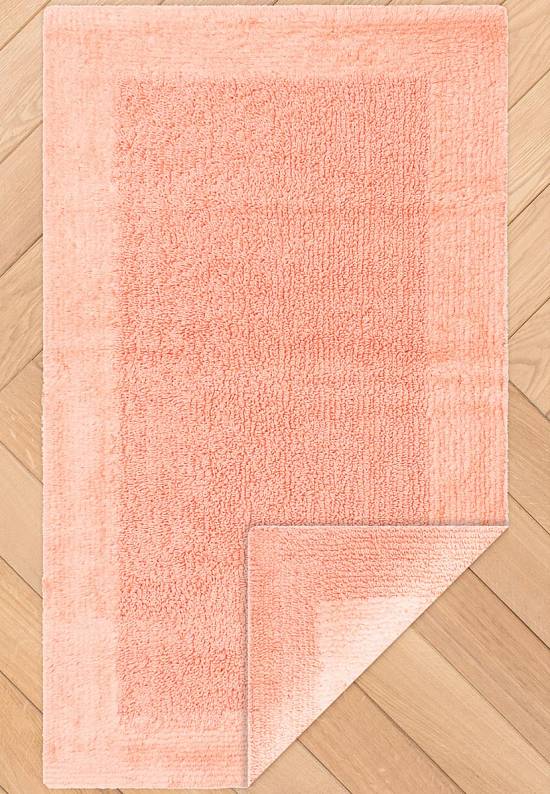 Двусторонний коврик для ванной  Natura Heavy 1687 D.Salmon
