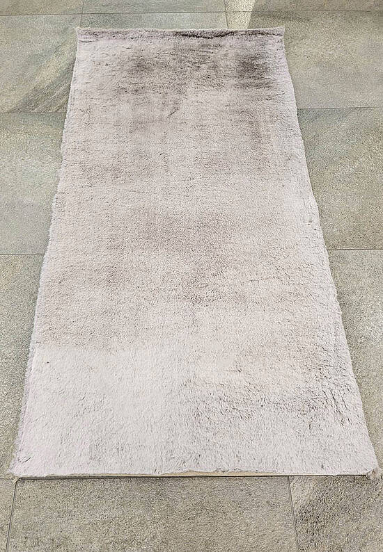 Пушистый ковер с мягким ворсом Beige-White discount3