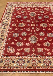 ковер в перспективе против ворса Harem HRM 904 Red Beige