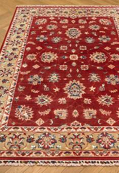 ковер в перспективе против ворса Harem HRM 904 Red Beige