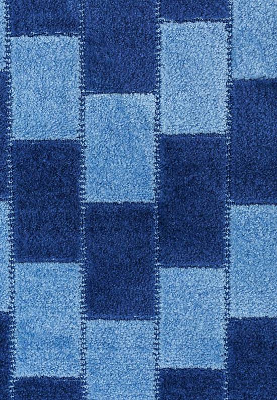 Голубой коврик для ванной Bornova 2582 Dark Blue