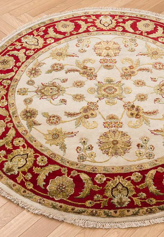 Элитный ковер ручной работы 10/10 SK-175-Ivory/Red
