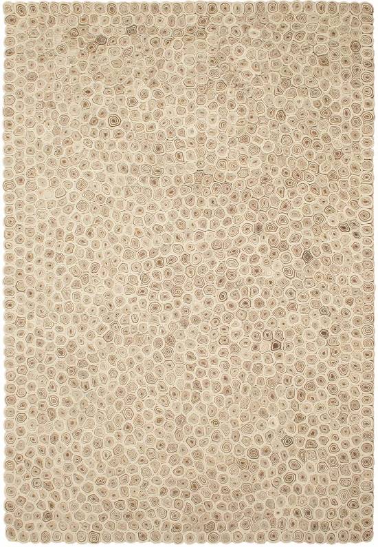 Ковер ручной работы с рельефом Chakri/Glued, Sewn-Ivory Brown