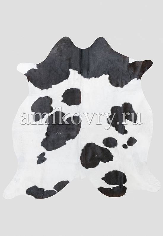 Натуральная шкура коровы Черно-белая 596