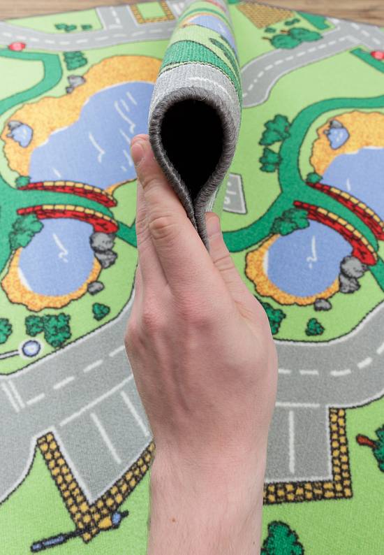 Детский игровой коврик с дорогой Motor Road Grey-G9