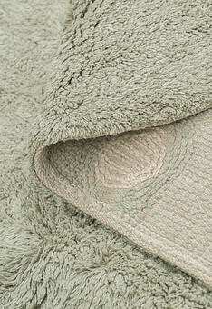 фактура ковра Lorena Canals Cotton Dot Blue Sage