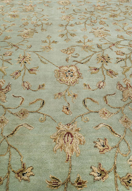 Элитный ковер ручной работы 103 Green Ivory