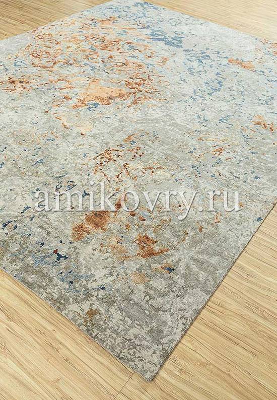 Дизайнерский ковер ручной работы 8/8-RWB ESK-406-Classic Gray/Silver Gray