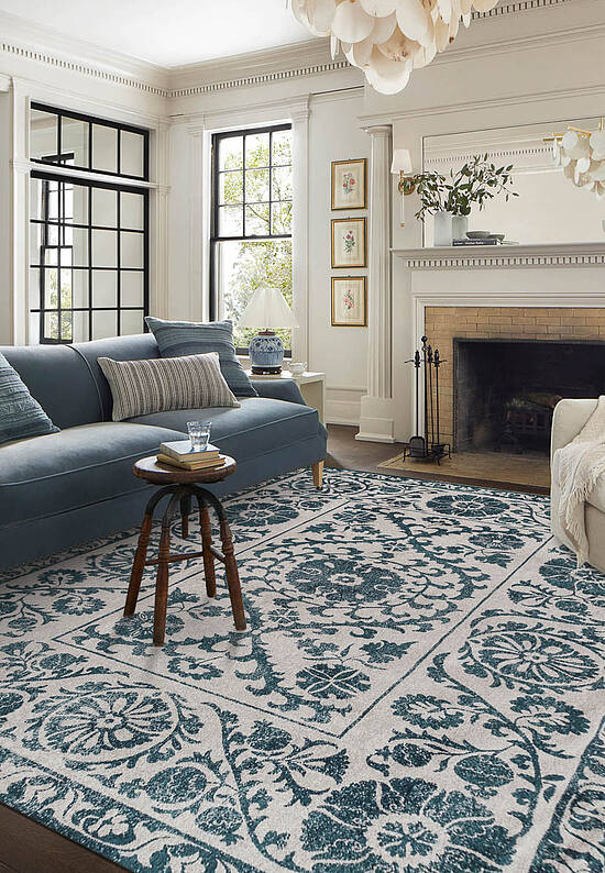 Винтажный безворсовый ковер LM6079-L394