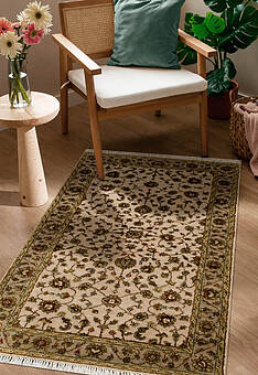 ковер в интерьере Kashan gold 10/10 SC-733-6-Ivory/Camel
