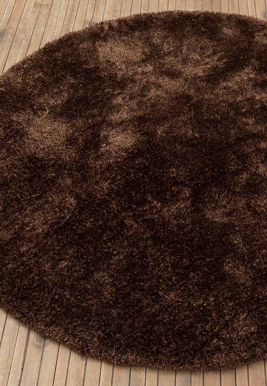 Мягкий ковер с длинным ворсом 11-brown