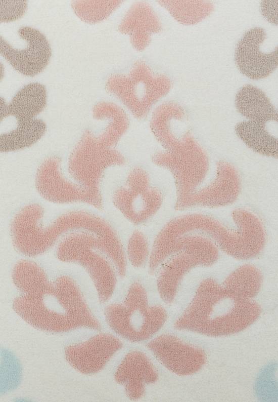 Пастельный коврик для ванной Damask 01 Powder Pink
