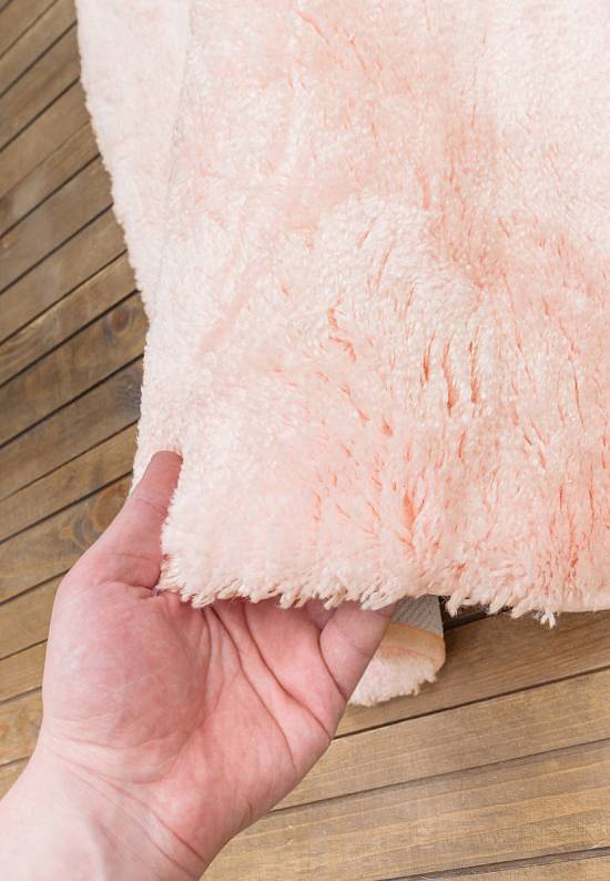 Розовый мягкий коврик для ванной 3504 Pastel Pink