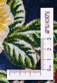 фрагмент ковра Ottoman Silk Kashi-Dark Blue