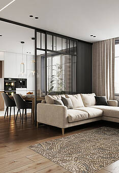 ковер в интерьере Geo Moldabela 7885-43255