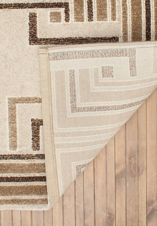 Синтетический ковер 0223KI-Beige-L.Beige
