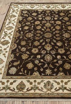 ковер в перспективе против ворса Kashan gold 10/10 CH-102-Brown/Ivory