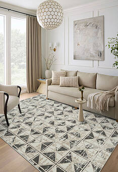 ковер в интерьере Agatha AA6128-A03