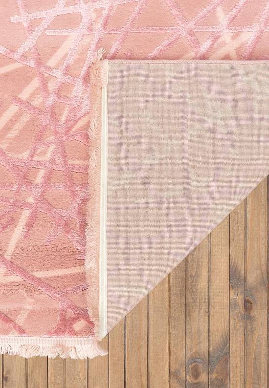 Турецкий абстрактный ковер 2727 Pink