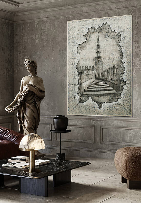 Расписной ковер VD3497-V238-1