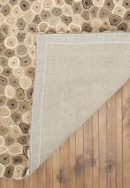 Ковер ручной работы с рельефом Chakri/Glued-Ivory Brown