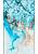 Бирюзовый коврик для ванной  Water Foam 01 Blue