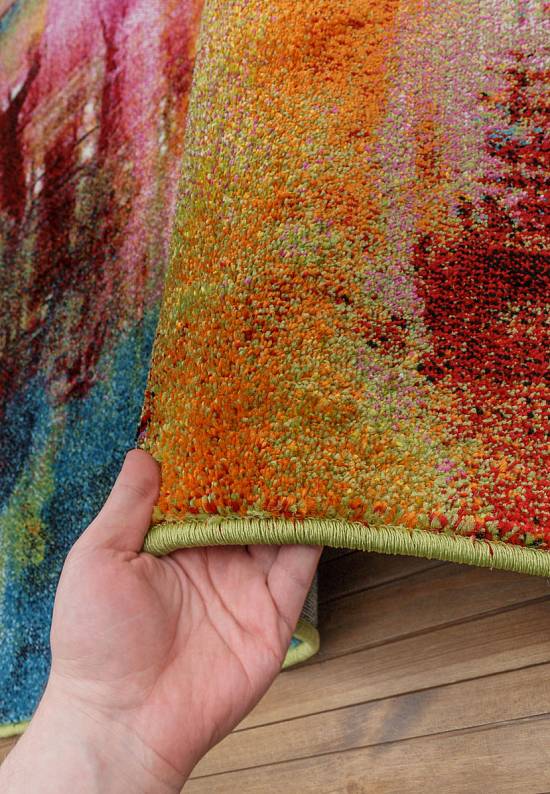 Недорогой синтетический ковер 2754-Multicolor